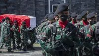 Pahlawan Bangsa Gugur Di Maybrat Tni Hormati Pengorbanan Prajurit Marinir Dengan Upacara Militer Penuh Khidmat